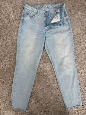 Old Navy Light Wash Cropped Ankle Jeans